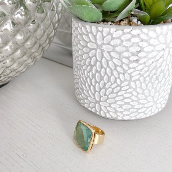 Julie Vos Turquoise Statement Ring - Picture 3 of 3